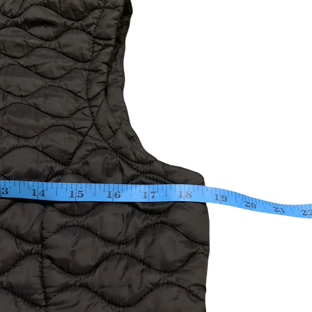 ​Free Country‎ Black Onion Quilted Puffer Vest Gorpcore Minimalist S